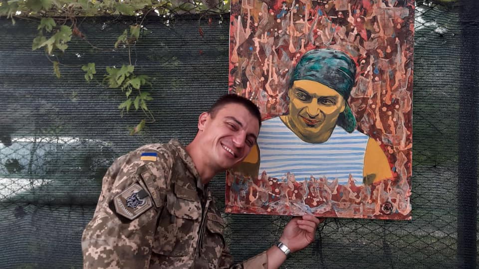 ветеран ато з миколаївщини відкрив персональну виставку картин